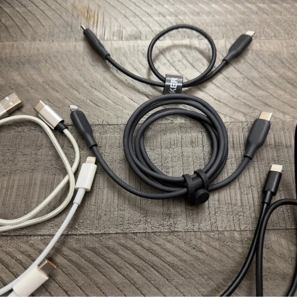 Multiple Charging Cables and 2 Charging Bricks